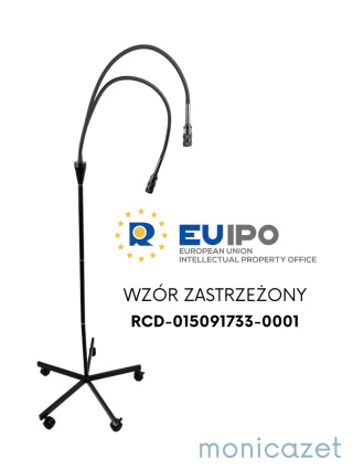 DOUBLE LIGHT™ Lampa UV LED z ekranem ochronnym III GENERACJI